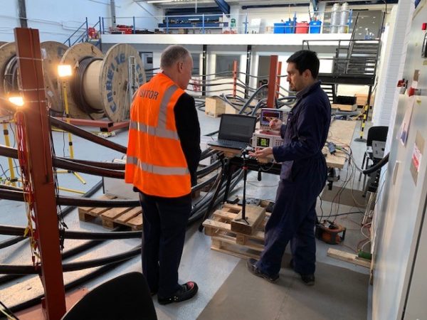 MP Clive Betts visits testing of revolutionary energy saving cable at ...